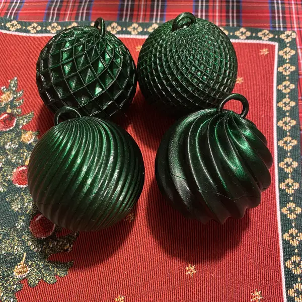Bolas de Natal verdes